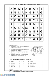 Cari perkataan anda juga boleh mencari definisi dan ejaan perkataan dengan cepat. Cari Kata 1 Worksheet