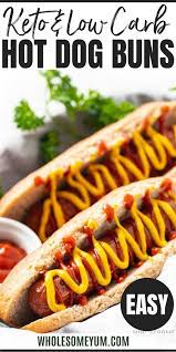 Low Carb Keto Hot Dog Buns Recipe Hot Dog Buns Recipe Hot Dog Buns Recipes