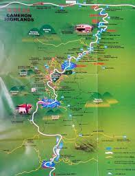Nolina food was just 5 minutes from copthorne hotel at the bend towards the direction of ipoh. An Overview And Map Of The Cameron Highlands In Malaysia Cameron Highlands Cameron Map