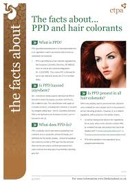 Facts About Ppd And Hair Colorants