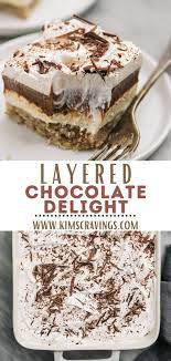 Chocolate Delight Is A Delicious Layered Pudding Dessert Recipe In 2021 Chocolate Delight Easy Chocolate Desserts Chocolate Pudding Desserts