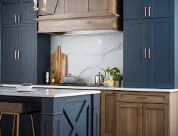Custom kitchen cabinet makers use higher quality hardware such as hinges because they know if there is a problem they will have to fix it. Hickory Blue Modern Farmhouse Kitchen Packed With Storage Farmhouse Kitchen Boston By Dura Supreme Cabinetry Houzz