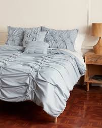 5 Piece Light Blue Bellerose Queen Comforter Set C21