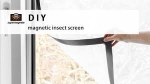 Diy Magnetisches Fliegengitter Super Einfach Video In 2020 Diy Insect Screen Insect Screening Magnets