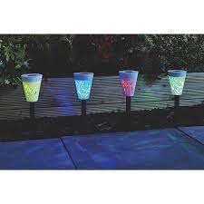 Solar string lights have to be my favorite light to have around the house. Multicoloured Decorative Solar Powered Lights 4 Pack Outdoor Garden George At Asda