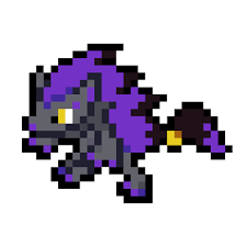 Shiny Zoroark Xy Team Sprite By Drifter Dx Pixel Art Pokemon Teams Pokemon Sprites