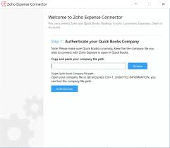 Quickbooks Integration Zoho Expense Help