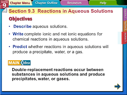 Reactions in aqueous solutions answers xml. Section 9 3 Section 9 3 Reactions In Aqueous Solutions Describe Aqueous Solutions Write Complete Ionic And Net Ionic Equations For Chemical Reactions Ppt Download