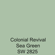 Sw 0027 aristocrat peach interior / exterior. Colonial Revival Sea Green Coordinating Colors And Color Schemes