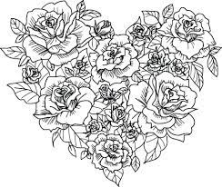 Beautiful roses wreath coloring page. Pin On Kitchen Ideas