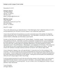 Your cover letter is an excellent opportunity to communicate your personality, enthusiasm and professional strengths to an employer. Junior Lawyer Cover Letter Bitem