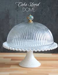 I've seen many different diy cake stand ideas on pinterest but this is actually the first time that i ever made one! Diy Cake Stand Dome Bewhatwelove