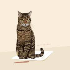 Alissa Levy On Instagram Love Letters For Caturday Catmood Catillustration Catsofinstagram Catlove In 2020 Cat Illustration Cats Illustration Cat Love
