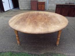 Large Antique Oak Round Table Huge 7ft Diameter Solid Oak Round Dining Table To Seat 12 People Comfortably