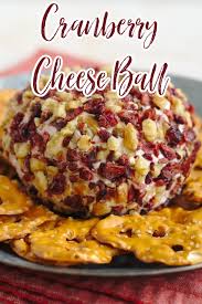 Cranberry Goat Cheese Ball A Quick And Easy Appetizer Perfect For The Holidays Cranberry Cinna Easy Delicious Appetizers Appetizers Easy Favorite Appetizers