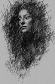 Cross Hatching Pencil Life Portrait Drawing Life Drawing