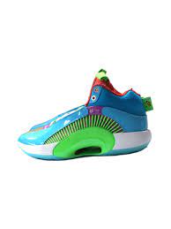 新到着 NIKE◇AIR JORDAN 35 WIP PF_エア ジョーダン 35 ウォーマン イン パワー PF/27cm/BLU 27.0cm -  cf.lk