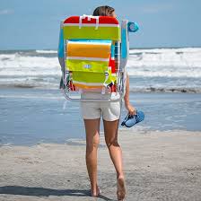 Amazon Com Rio Beach Portable Folding Backpack Lay Flat Beach Lounge Chair With Backpack Straps And Stora Backpack Beach Chair Beach Lounge Chair Beach Lounge