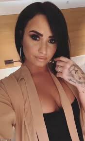 Girls in the beauty department. Demi Lovato Shows Off Sharp New Short Haircut In Sexy Cleavage Heavy Instagram