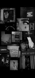 Gambar tersebut bisa anda download langsung, caranya silahkan klik p. Black Aesthetic Wallpaper Seni Gelap Seni Islamis Gambar Simpel