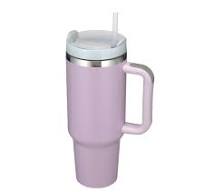 40oz Doppelwandiger Edelstahl Vakuum Isolierbecher Becher ,1200ml Tumbler  Trinkbecher mit Griff Strohhalm Isolierter Kaffeebecher Autobecher ...
