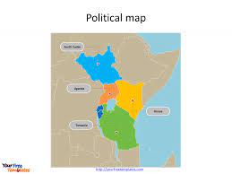 East African Community Powerpoint Map East African Community Map Powerpoint