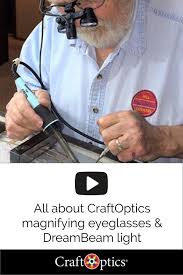 Are You Curious About Craftoptics Magnifying Eyeglasses Watch This Video To Learn More About The Prescription Telescopic Magnifier Quilting Tools Light Crafts