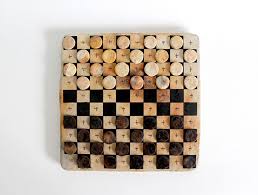 Jeu De Dames En Terre Cuite Un Objet En Poterie De Sejane Terre Cuite Jeu De Dames Jeux