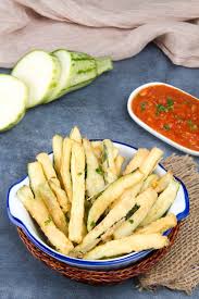 Then cut each of those halves into fourths, making long fry shapes! Crispy Low Carb Keto Zucchini Fries Oh So Foodie