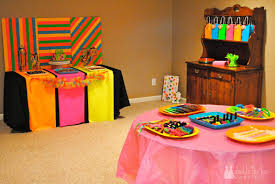 Throwing a neon dance party? My Parties Neon Glow Dance 9th Birthday Party On A Budget The Party Teacher