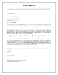Government Cover Letter Sample Templates At Allbusinesstemplates Com
