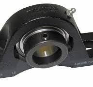 TIMKEN Pillow Block Bearing: 1 11/16 in Bore, Cast Iron, Eccentric Collar,  2 1/16 in Shaft Ht