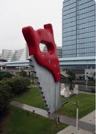 Claes Oldenburg And Coosje Van Bruggen Saw Sawing 1996 Oldenburg Is An American Sculptor Best Known For His Publ Pop Art Artists Claes Oldenburg Oldenburg