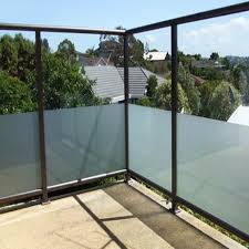 Compare costs of plexiglass, tempered glass. 17 52mm Laminated Glass Railing 88 4 Laminated Glass Esg Vsg Balustrade Railing Glass Acid Etched Glass
