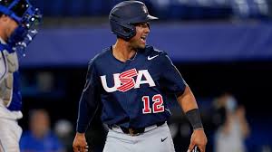 As the commissioner's office for amateur baseball, usa baseball is a resource center for its various membership groups, fans and players. Olympics Baseball Gilbert S Westbrook Helps Team Usa Beat Israel 12news Com