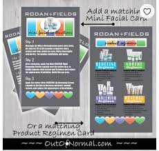 A business kit is available for an extra cost; Rodan Fields Business Cards W Matching Cards Vertical Gray