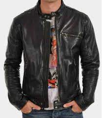Mens Stylish Faux Handmade Formal Moto Racer Party Wear Jacket Leather Jacket Men Mens Leather Jacket Biker Black Leather Bomber Jacket