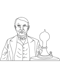 Patents in his name, as well as many patents in the uk, france and germany. Thomas Edison Coloring Page Coloring Home