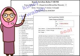 Satu kalimat utama dan beberapa kalimat pengembang. Soal Tematik Kelas 5 Tema 1 Subtema 3 Dan Kunci Jawaban Teori Dan Soal