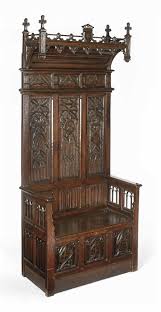 Cedar hill cemetery, vicksburg, mississippi. A German Gothic Revival Oak Hall Bench Late 19th Century Bench Furniture Lighting Christie S Gothic Furniture Ornate Furniture Medieval Furniture