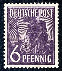 Hast du keine briefmarke zur hand, kannst du schon heute das. Briefmarken Aus Der Alliierten Besetzung Aus Dem Jahr 1947