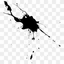 Black And White Paint Splatter Clipart Paint Drip Splatter Png Transparent Png Drip Painting Watercolor Splash Color Splash