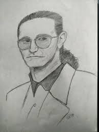 We were just talking about Dick Justice a few months ago. Artwork by Taylor  W. Rushing