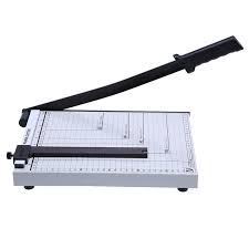 If you need a simple cutter, this machine would be a good, inexpensive choice. Manual Control A4 Paper Trimmer Paper Cutter Photo Cutter Business Card Cutter Paper Cutting Machine Alexnld Com