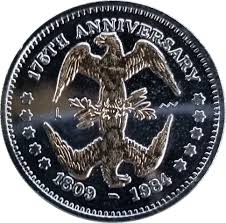 Maybe you would like to learn more about one of these? Double Eagle Token Abraham Lincoln 175th Anniversary United States Numista