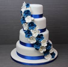 Royal Blue And White Wedding Google Search Royal Blue Wedding Cakes Navy Blue Wedding Cakes Wedding Cakes Blue