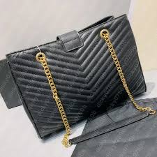 Genuine Leather Designer Handbag Large Tote Bag For Women, Black Travel  Bag, Luxury Womens Handbags, Chain Messenger Pouch Satchel, School Bag For  Ladies From Dicky0750b, $64.9 | DHgate.Com