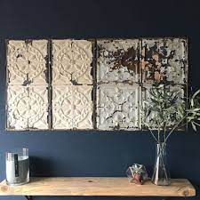 Busy building antique ceiling tin mirrors this week. 10 Ways To Bring Vintage Ceiling Tiles Into Your Home Decor