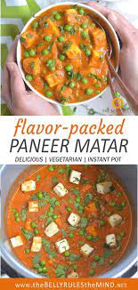 Easy Matar Paneer Video Recipe Thebellyrulesthemind Recipe In 2020 Vegetarian Recipes Easy Dinner Vegetarian Instant Pot Recipes