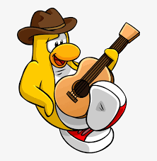Find this pin and more on bulletin boards by barbara bixby. Franky Guitar Club Penguin Playing Guitar 642x761 Png Download Pngkit